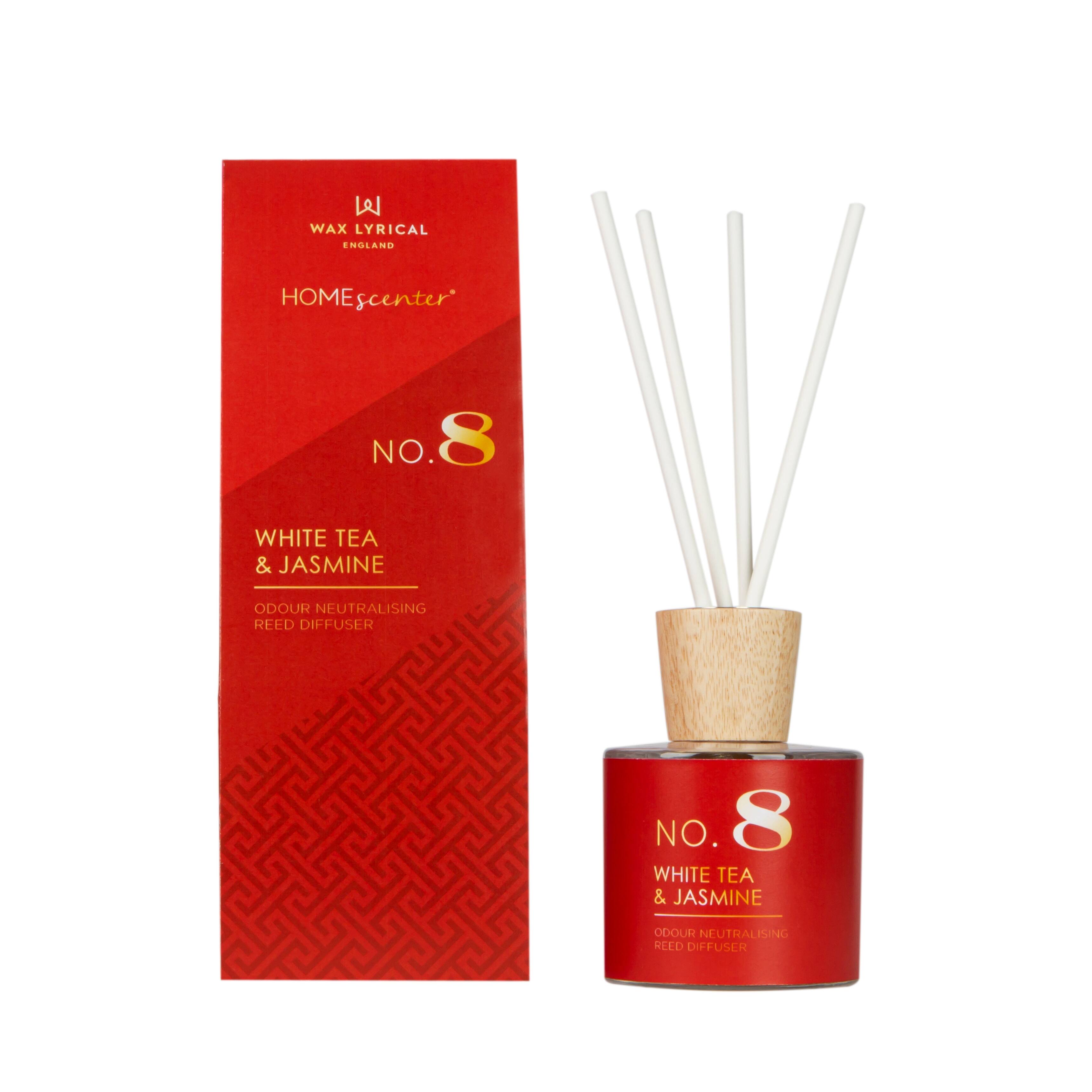Wax Lyrical Homescenter No 8 White Tea and Jasmine Reed Diffuser