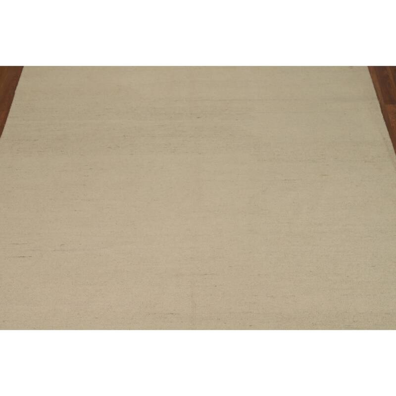 Contemporary Gabbeh Oriental Area Rug Hand-Knotted Wool Carpet - 6'5"x 9'7"