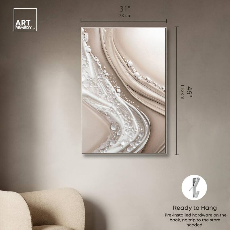 Viscous Veils I Canvas by Art Remedy