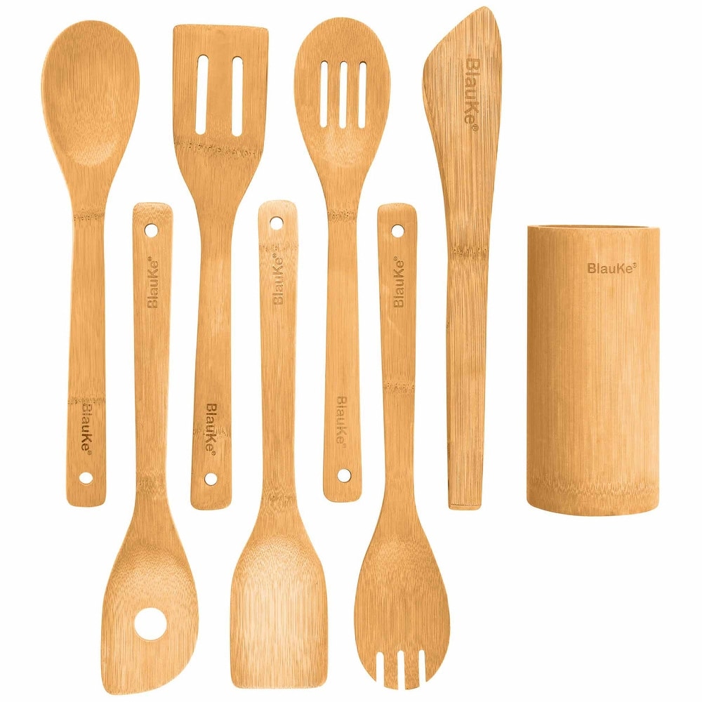  beige kitchen utensils set : Home & Kitchen