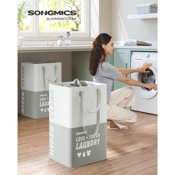 Polyester Laundry Bags with 2 Sections 23.8-Gallon Capacity