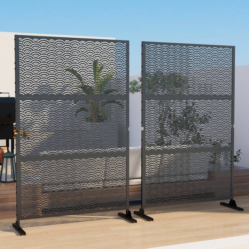 Free Standing Decorative Outdoor Privacy Screen