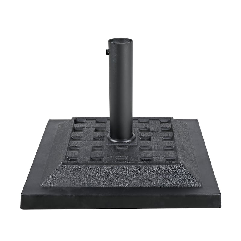 17.3" Square Resin Market Umbrella Base Stand