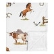 preview thumbnail 1 of 3, Sweet Jojo Designs Western Cowboy Boy Baby Receiving Security Swaddle Blanket Wild West Southern Country Horse Cow Farm Animal