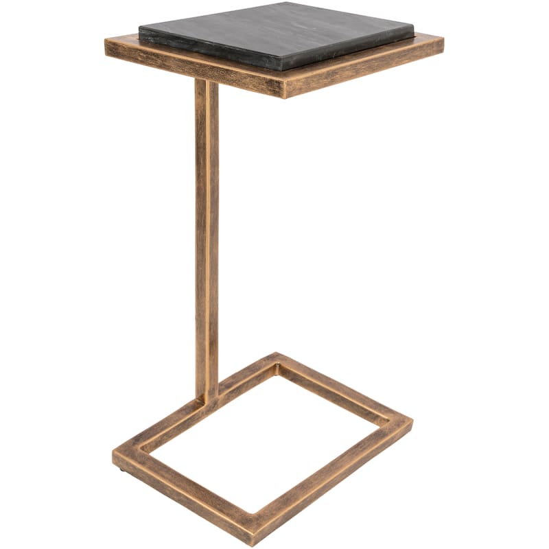 Artistic Weavers Trarna Contemporary Marble Topped End Table