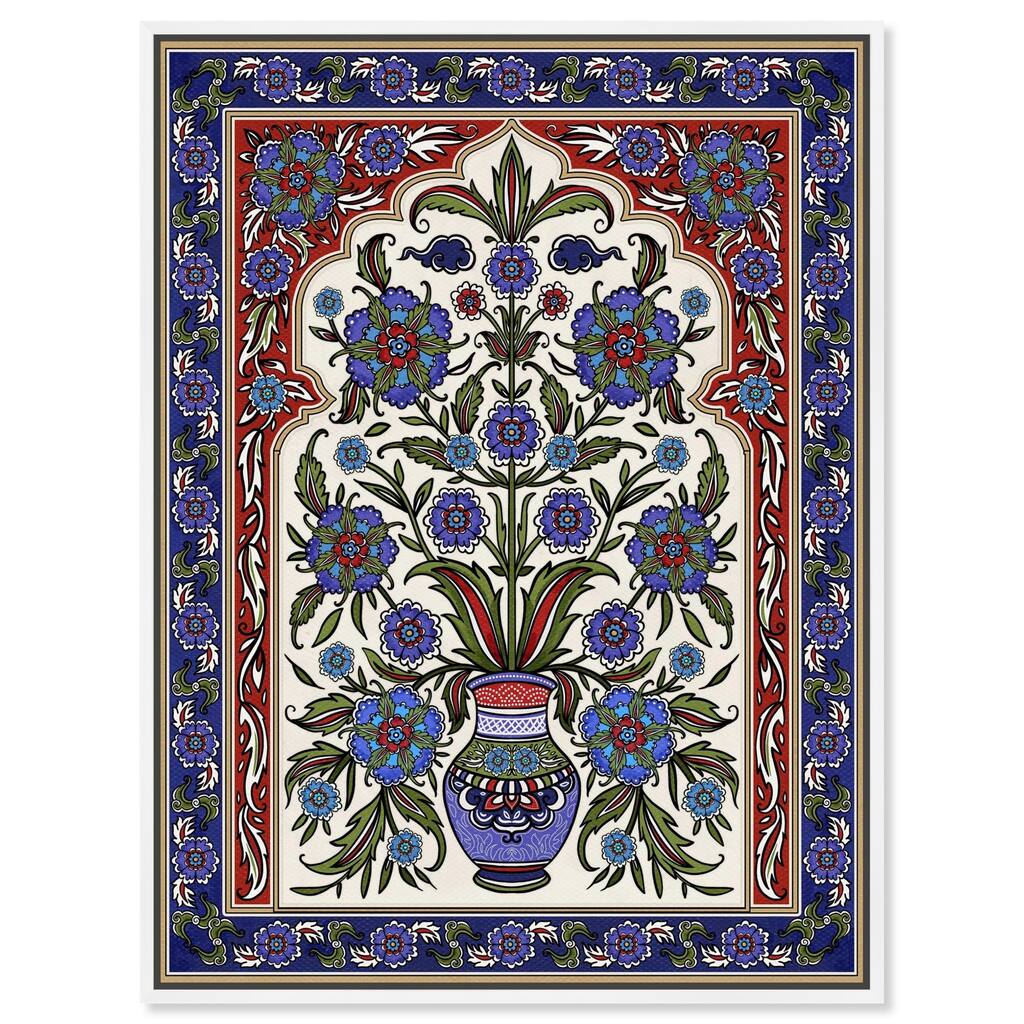 Royal Vase Bloom Canvas by Art Remedy