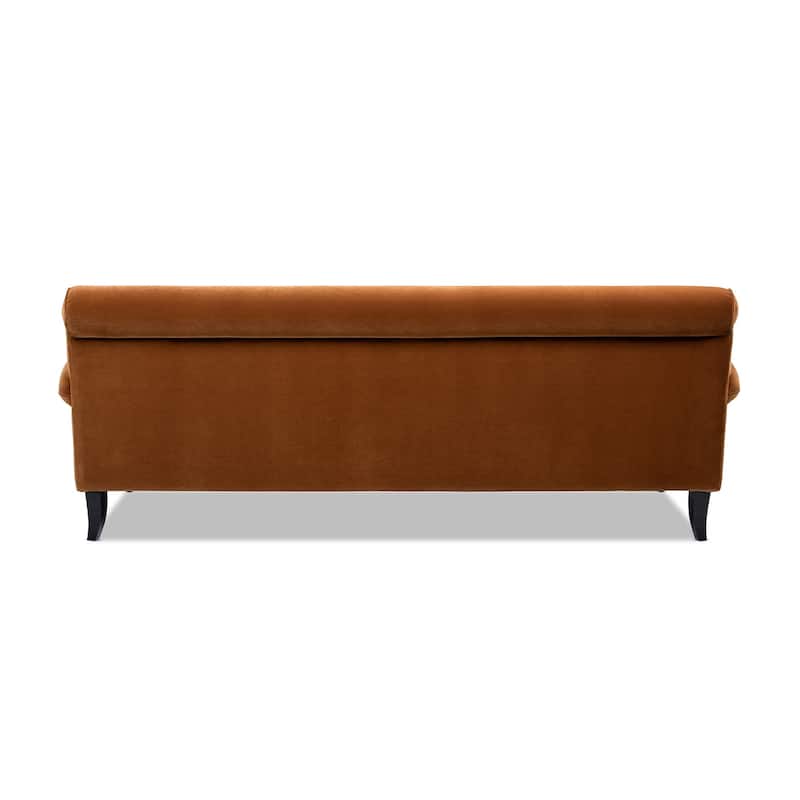Alana Lawson 88 Inch Living Room Sofa – Three Cushion Couch with Rolled Arms and Tight Back – Minimal Assembly Required