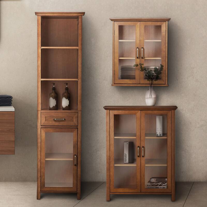 Teamson Home Avery Freestanding Two-Door Floor Cabinet