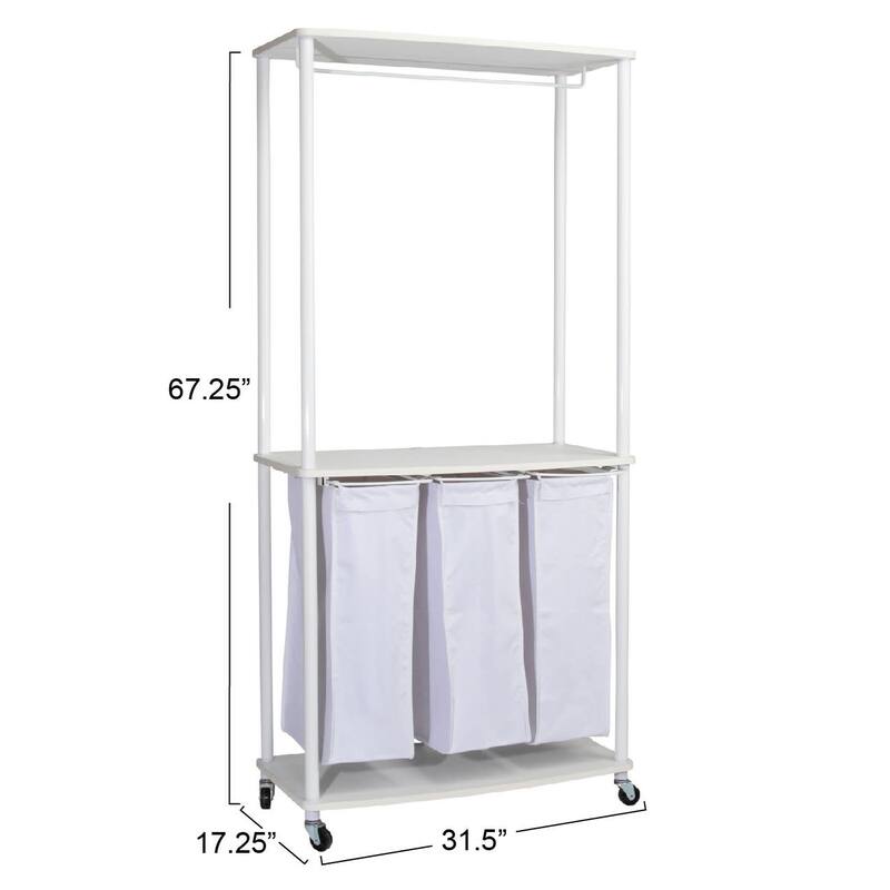 Household Essentials 3-Bag Laundry Sorter