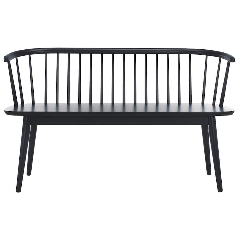 SAFAVIEH Sibyl Farmhouse Solid Wood Spindle Bench - 53"W x 19"D x 31"H