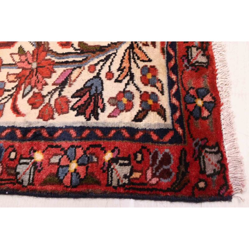 ECARPETGALLERY Hand-knotted Andelz Cream Wool Rug - 2'3 x 10'4