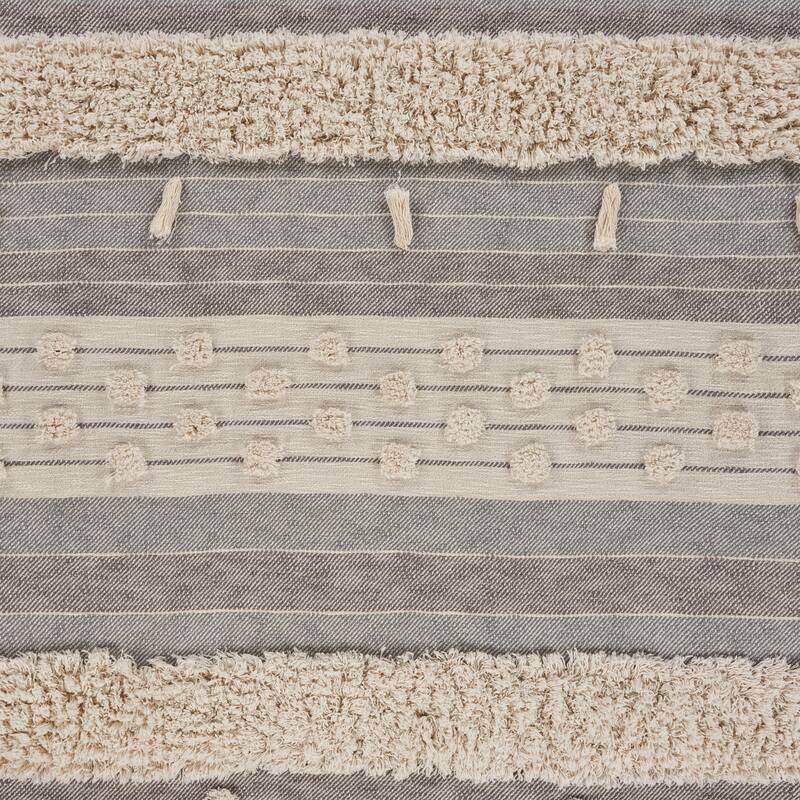 Sevita Eclectic Overtufted Standard Size Throw Blanket