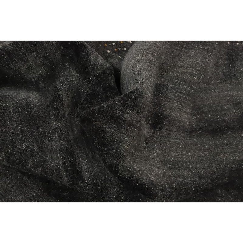 Hand Knotted Oriental 100% Wool Carpet Tribal Animal Pictorial Greys & Charcoal Gabbeh Area Rug - 10' 0'' X 9' 10''