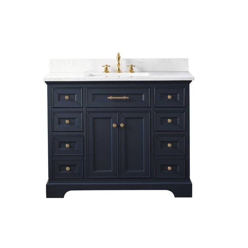 Sudio Design Thompson 42" Bathroom Vanity - 42-inch Single Sink - Indigo Blue