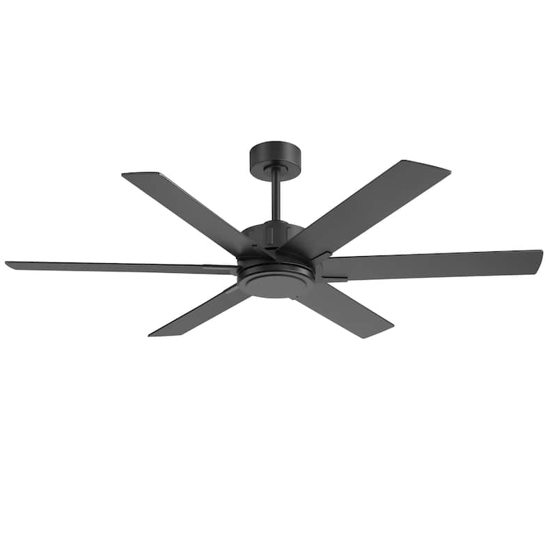 48/56/60 Inch Reversible Blade Ceiling Fan No Light with Remote Control