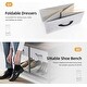 preview thumbnail 6 of 7, Lakyah Rustic Hall Tree 5-in-1 Coat Rack with Storage Dressers