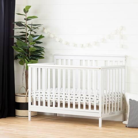 South Shore Little Smileys Baby Crib 4 Heights with Toddler Rail