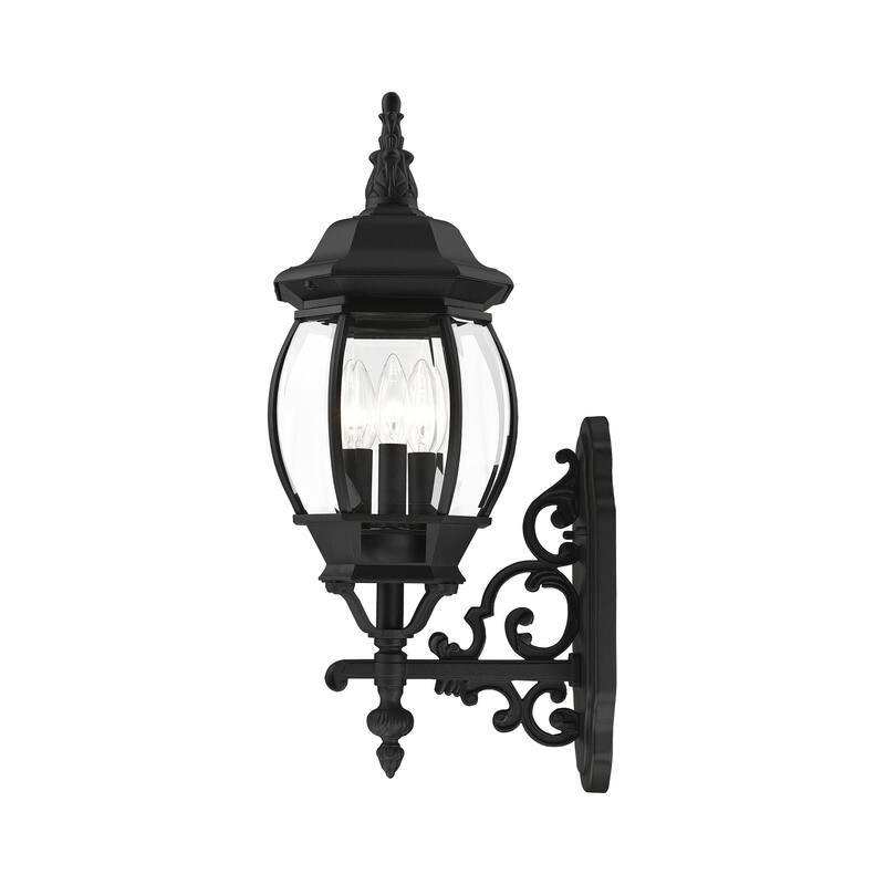 Livex Lighting Frontenac 3 Light 22" Tall Outdoor Wall Sconce