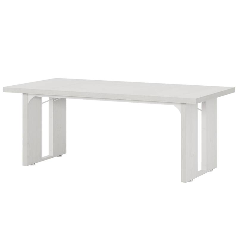 71" Rustic Farmhouse Dining Table for 6-8 People