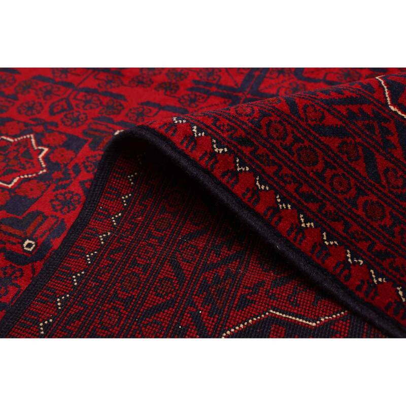 ECARPETGALLERY Hand-knotted Finest Khal Mohammadi Red Wool Rug - 6'7 x 10'2