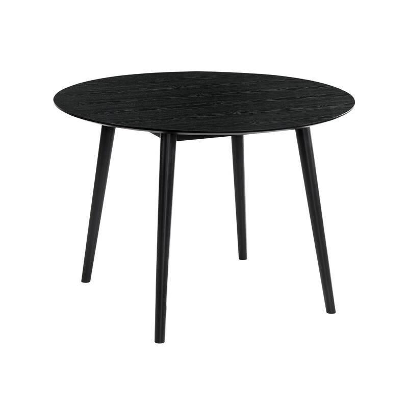 Arcadia and Talulah 42" Round Wood 5 Piece Dining Set