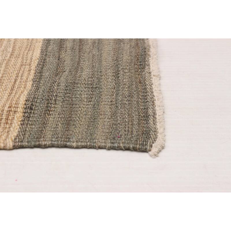 ECARPETGALLERY Flat-Weave Ankara FW Beige Wool Kilim - 10'5 x 13'4