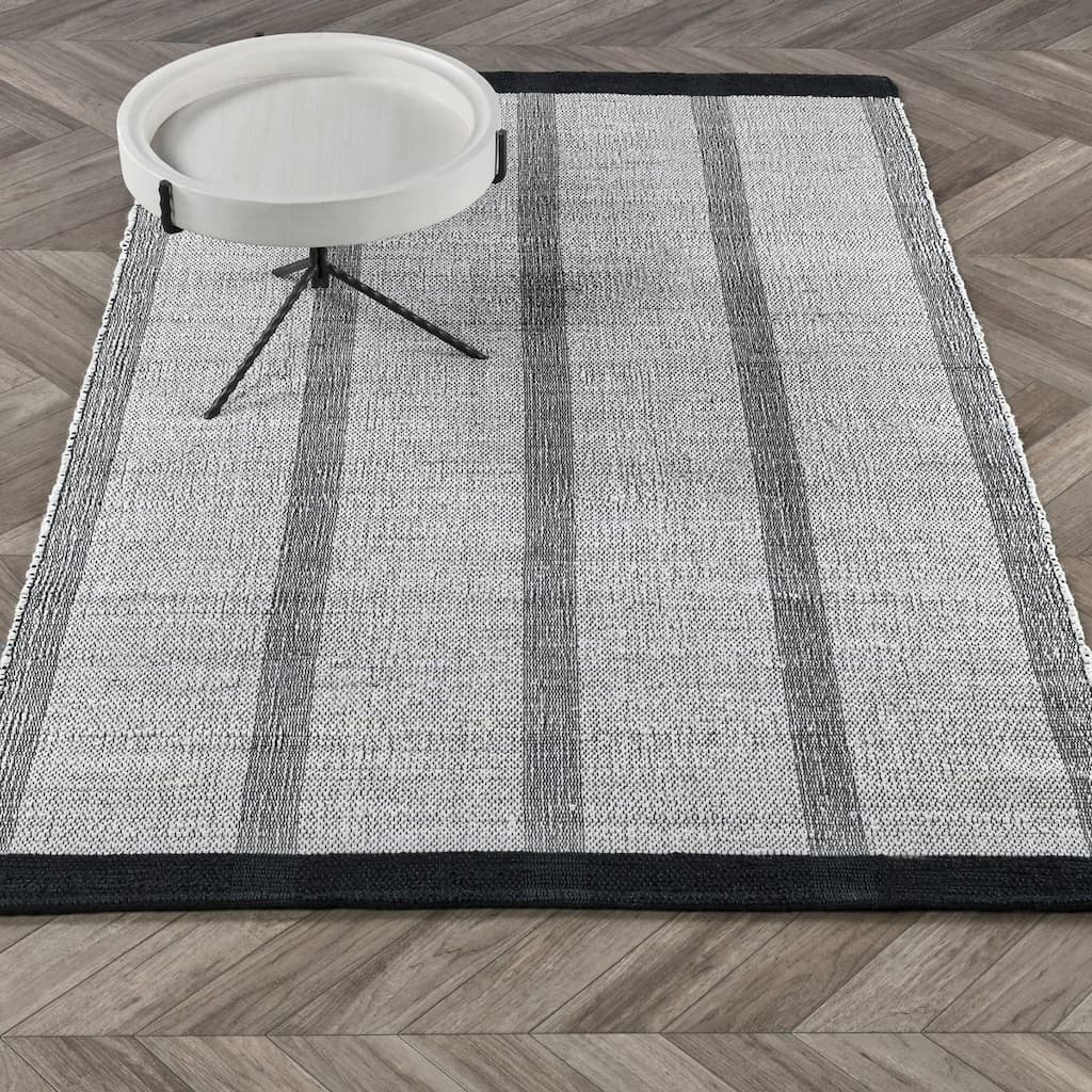 Kochi Jute Blend Striped Area Rug by Kosas Home