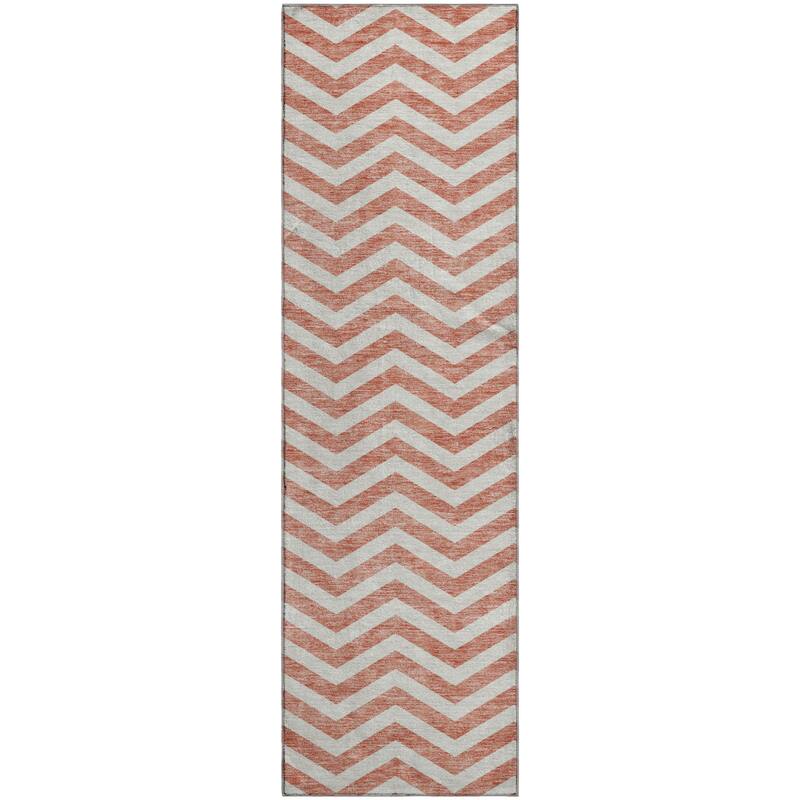 Premium Washable Super Soft Modern Chevron Mayfield Rug