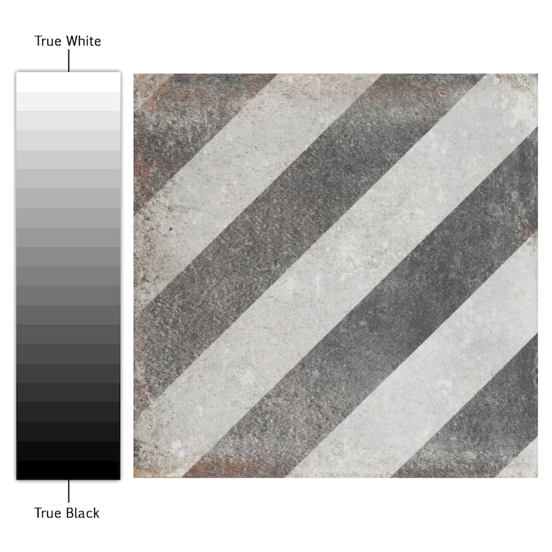 Merola Tile D'Anticatto Decor Obliqua 8-3/4" x 8-3/4" Porcelain Floor and Wall Tile