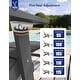 preview thumbnail 33 of 52, WINSOON Set of 2 HIPS Folding Adirondack Chair with Adjustable Backrest and Retractable Ottoman