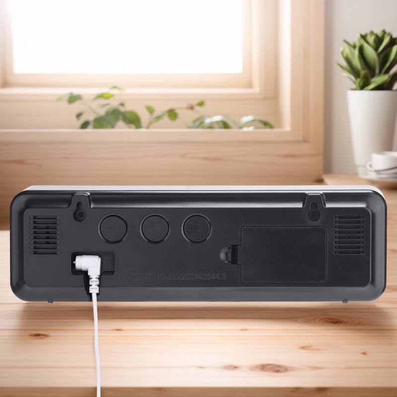 Large Digital Clock, Silent Non Ticking Modern Wall Clocks for Office, Home, Kitchen, Bedroom, School 9 Inch - 9 Inch