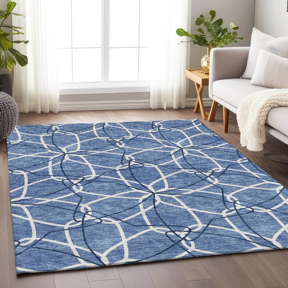 Premium Washable Super Soft Modern Floral Mayfield Rug