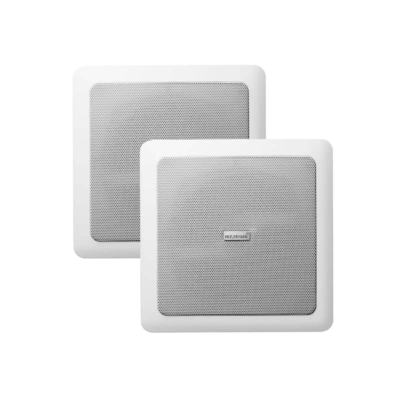 Mr Steam AUDIOX Music Therapy 7.5" 120-watt Bluetooth Wireless Speaker - White