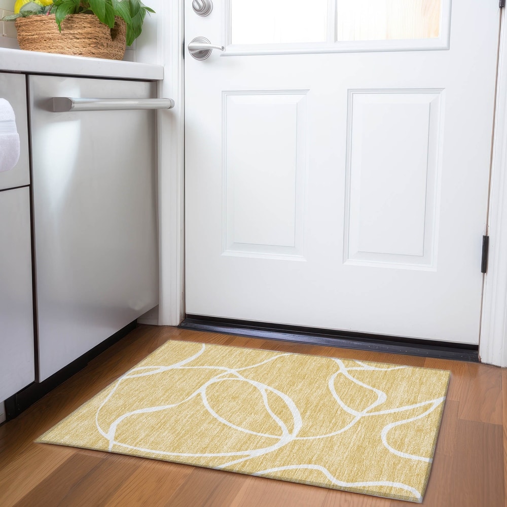 Premium Washable Super Soft Abstract Dash Mayfield Rug