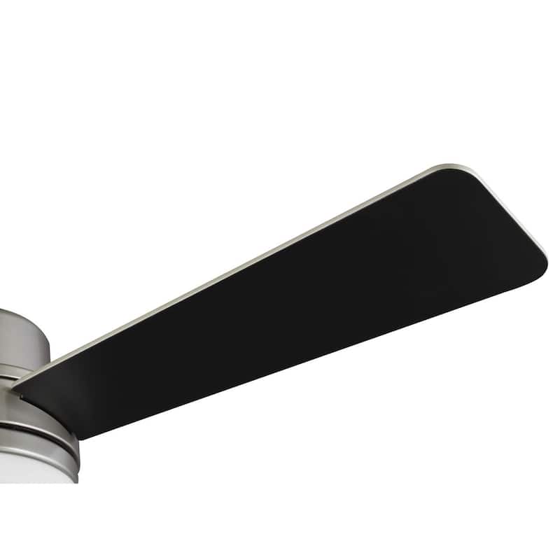 Trevina II Collection 52" Three-Blade Nickel Ceiling Fan - 15.75" x 52" x 52"