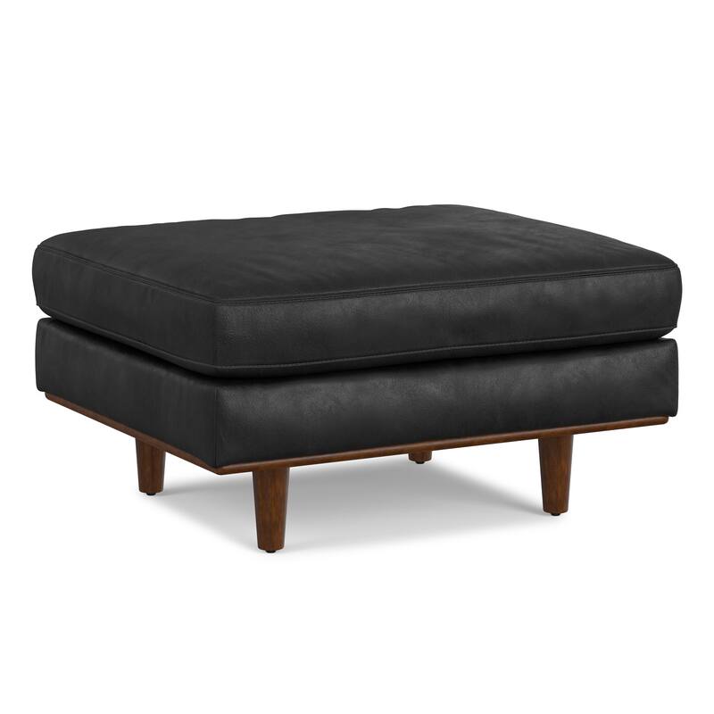 WYNDENHALL Brixley 33 inch Wide Mid-Century Modern Table Ottoman