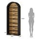 preview thumbnail 7 of 21, 78.7" Tall Modern Arched Bookcase