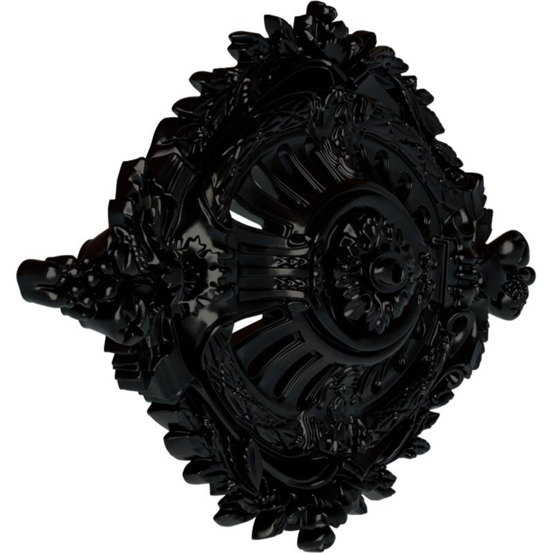 35 7/8"W x 22 1/2"H x 4 3/8"P Antonio Ceiling Medallion
