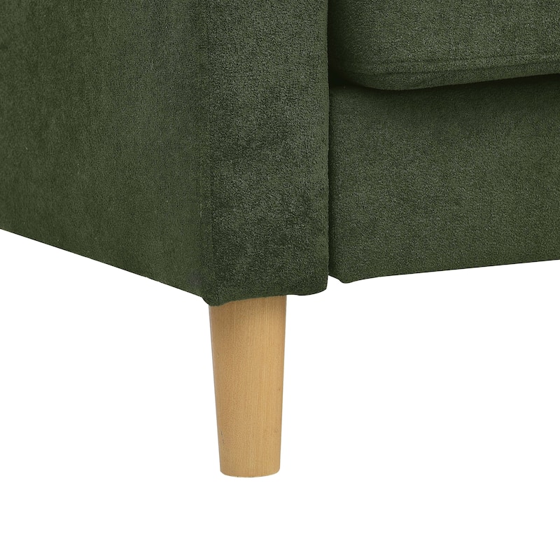 Minimalist Upholstered Sofa - 2 Seats - 30.5" D x 66" W x 35" H