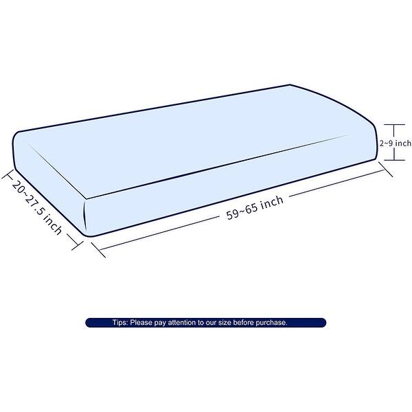 dimension image slide 3 of 4, Subrtex PU Leather Sofa Cover