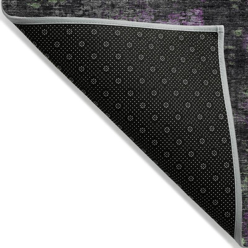 Machine Washable Indoor/ Outdoor Chantille Contemporary Abstract Rug