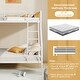 preview thumbnail 14 of 19, Space-Saving Twin Over Full Bunk Bed with Ladder, Full-Length Guardrails, Modern Design