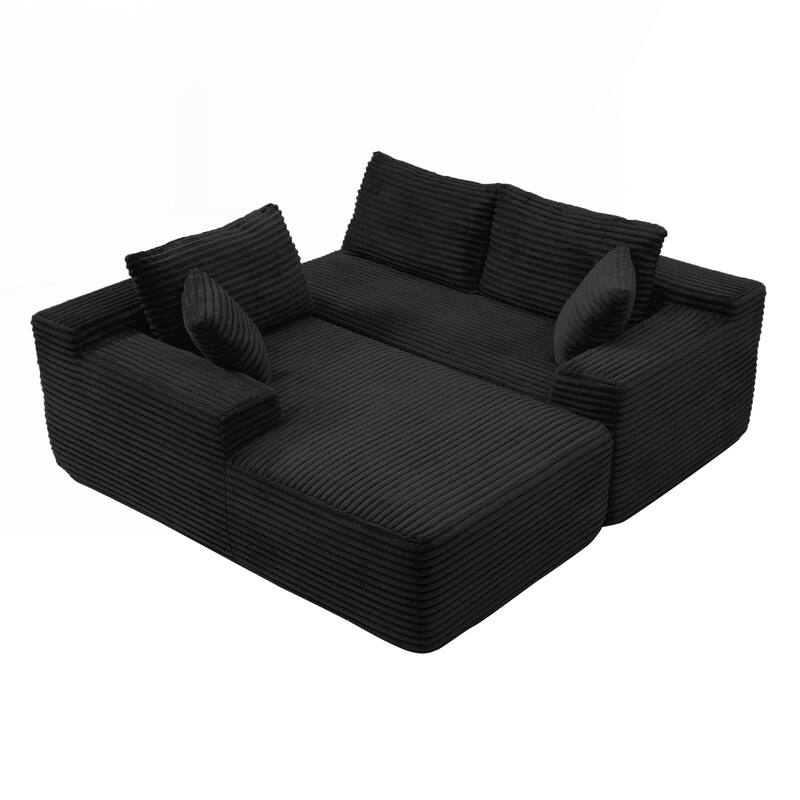105'' Modular Sectional Sofa, Cloud Sectional Couch with Deep Seat