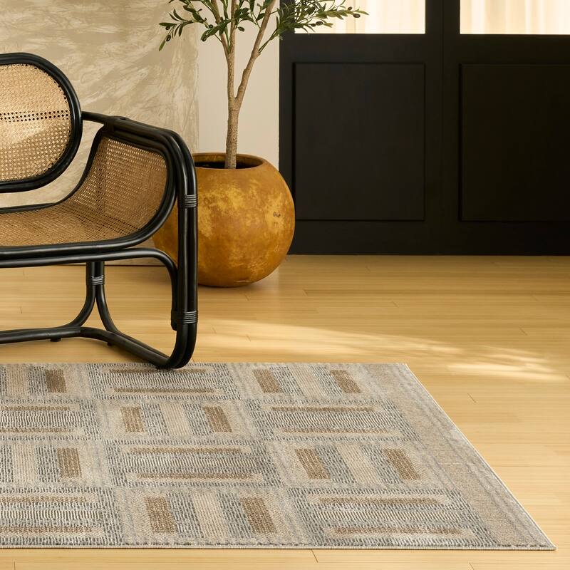 Nourison Nordic Indoor only Abstract Area Rug