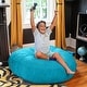 preview thumbnail 59 of 75, Jaxx 4 ft Cocoon Kids Bean Bag Chair and Crash Pad