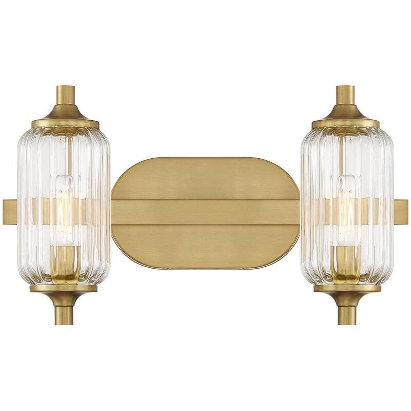 Savoy House 8-3024-2 Holton 2 Light 16" Wide Vanity Light - Warm Brass