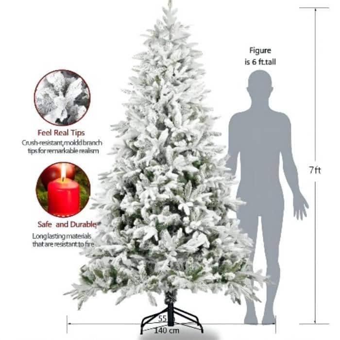 7ft Christmas Tree Premium Artificial Christmas Pine Trees Bed Bath