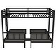 preview thumbnail 11 of 11, Detachable Triple Bunk Bed With Guardrails,Exchange Ladder