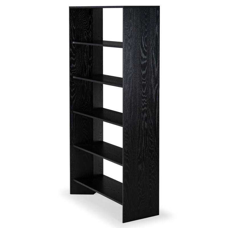 SAFAVIEH Couture Norrington Wood 5 Shelf Bookshelf - 38"W x 15"D x 76"H