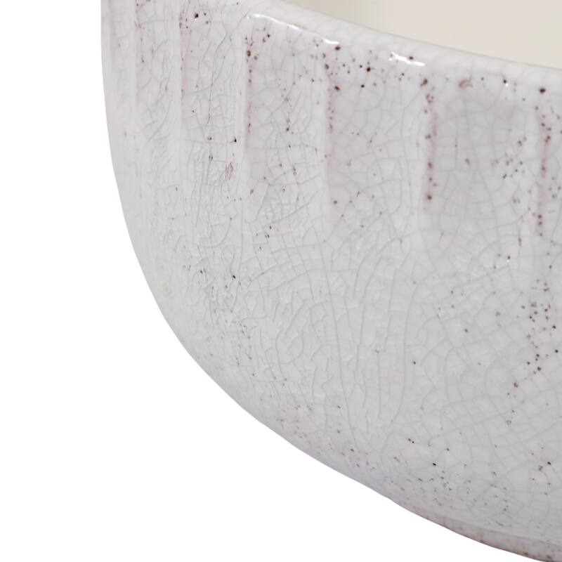 Decorative Distress Ceramic Ginger Lemon Scented Candle - 9.0"